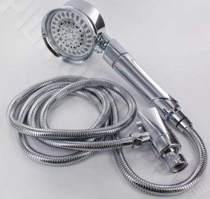 the replacement of shower head